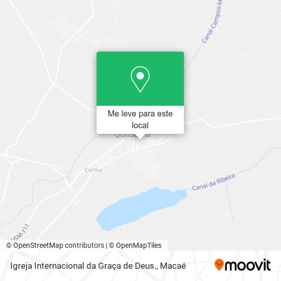 Igreja Internacional da Graça de Deus. mapa