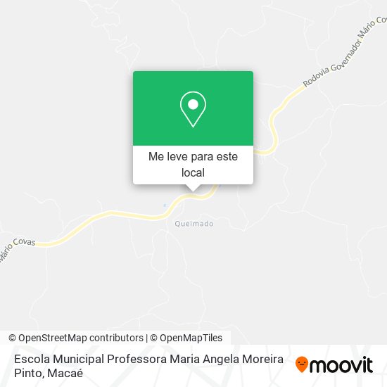Escola Municipal Professora Maria Angela Moreira Pinto mapa