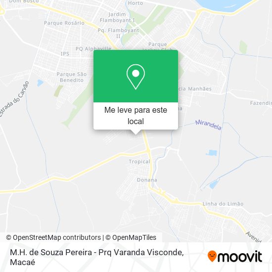 M.H. de Souza Pereira - Prq Varanda Visconde mapa