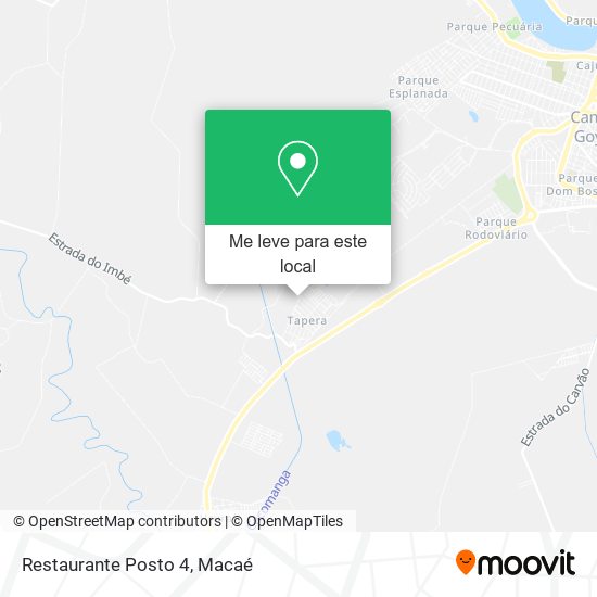 Restaurante Posto 4 mapa
