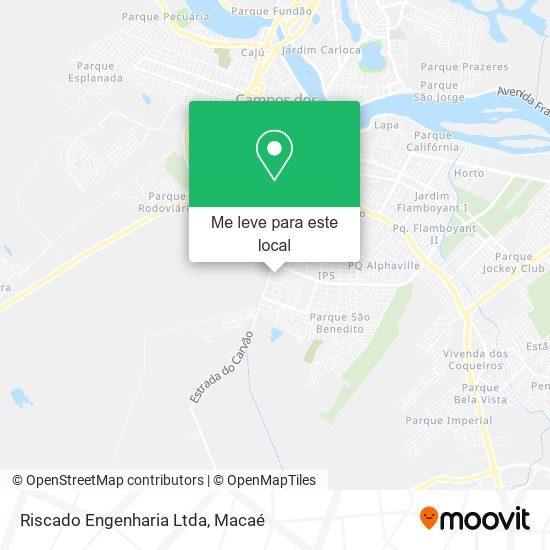 Riscado Engenharia Ltda mapa