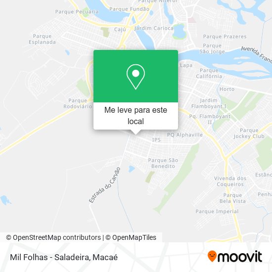 Mil Folhas - Saladeira mapa