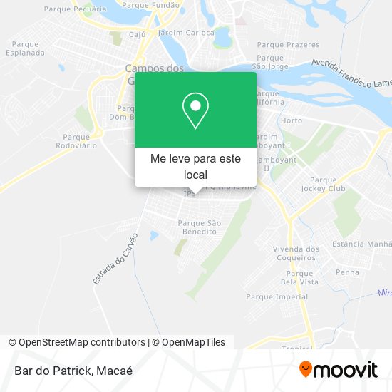Bar do Patrick mapa