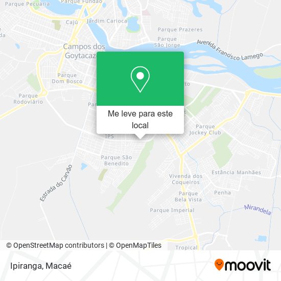 Ipiranga mapa