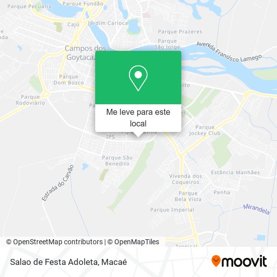 Salao de Festa Adoleta mapa