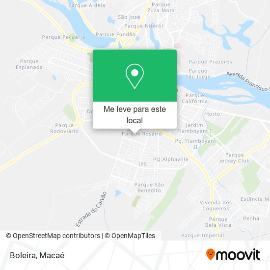 Boleira mapa