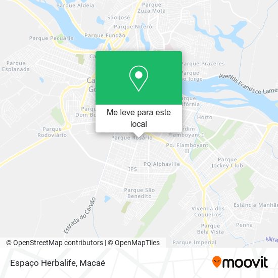Espaço Herbalife mapa
