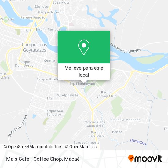 Mais Café - Coffee Shop mapa