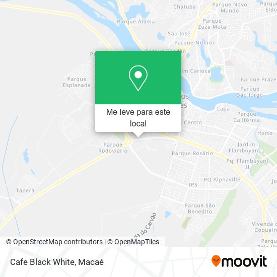 Cafe Black White mapa