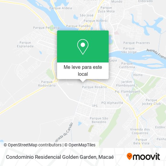 Condomínio Residencial Golden Garden mapa