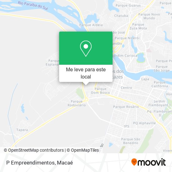 P Empreendimentos mapa