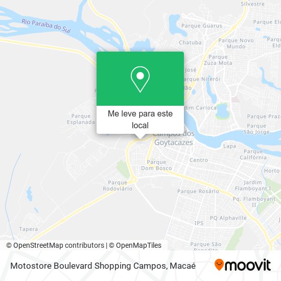 Motostore Boulevard Shopping Campos mapa