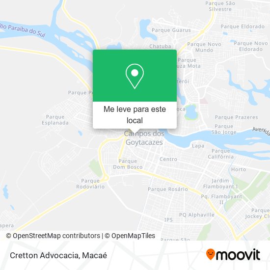 Cretton Advocacia mapa