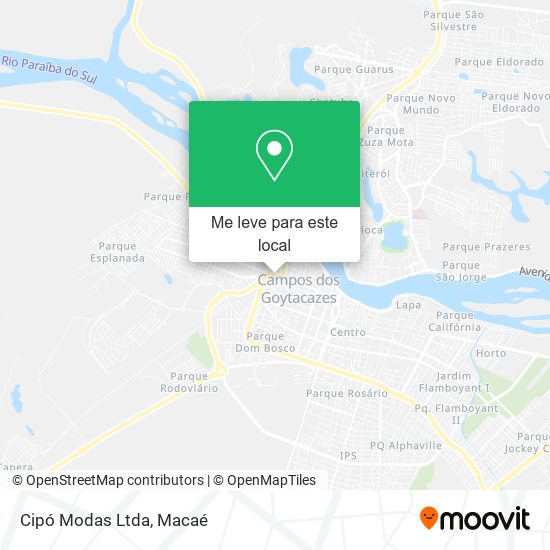 Cipó Modas Ltda mapa