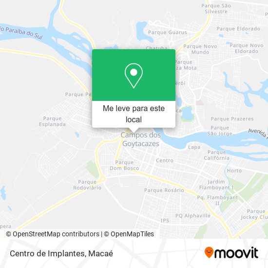 Centro de Implantes mapa