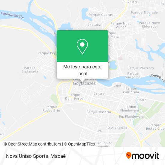 Nova Uniao Sports mapa