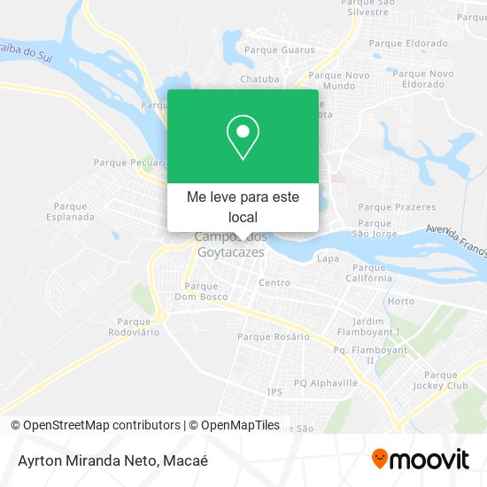 Ayrton Miranda Neto mapa