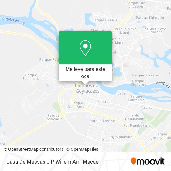 Casa De Massas J P Willem Am mapa