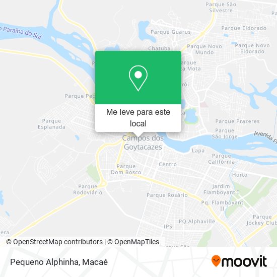 Pequeno Alphinha mapa