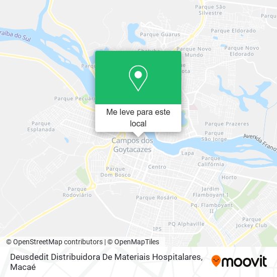 Deusdedit Distribuidora De Materiais Hospitalares mapa
