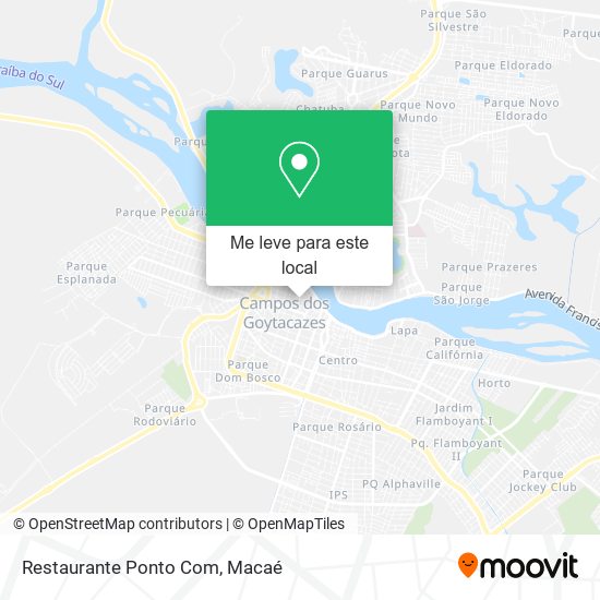 Restaurante Ponto Com mapa