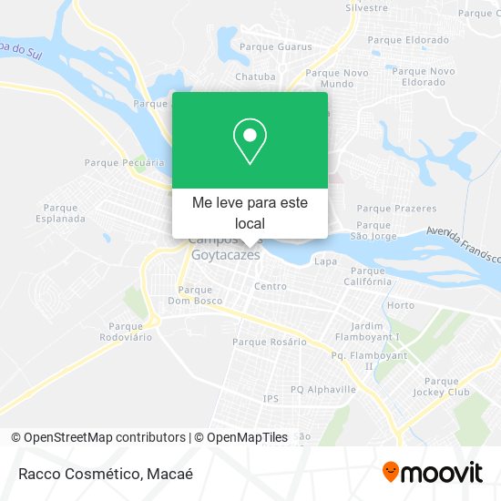 Racco Cosmético mapa