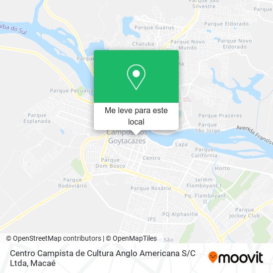 Centro Campista de Cultura Anglo Americana S / C Ltda mapa