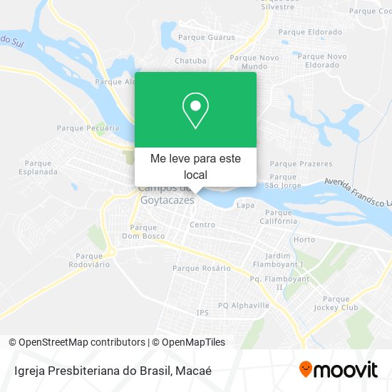 Igreja Presbiteriana do Brasil mapa