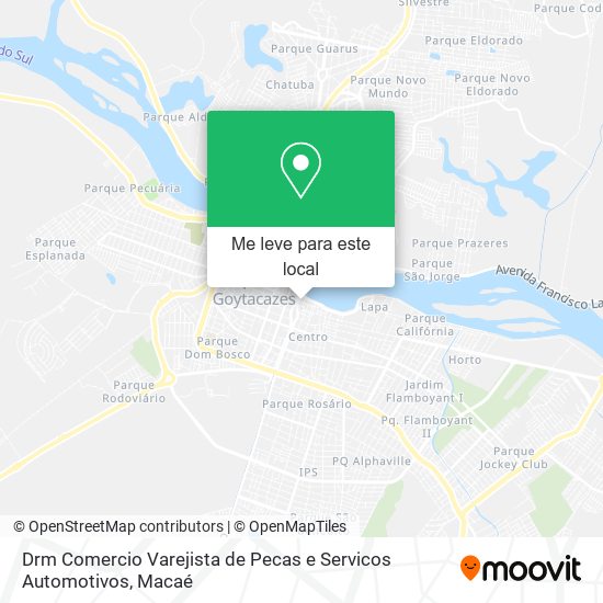 Drm Comercio Varejista de Pecas e Servicos Automotivos mapa