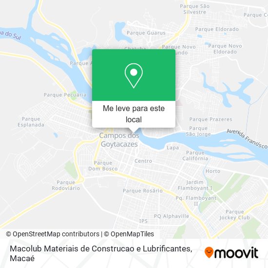 Macolub Materiais de Construcao e Lubrificantes mapa