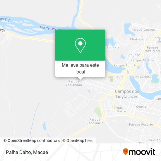 Palha Dalto mapa