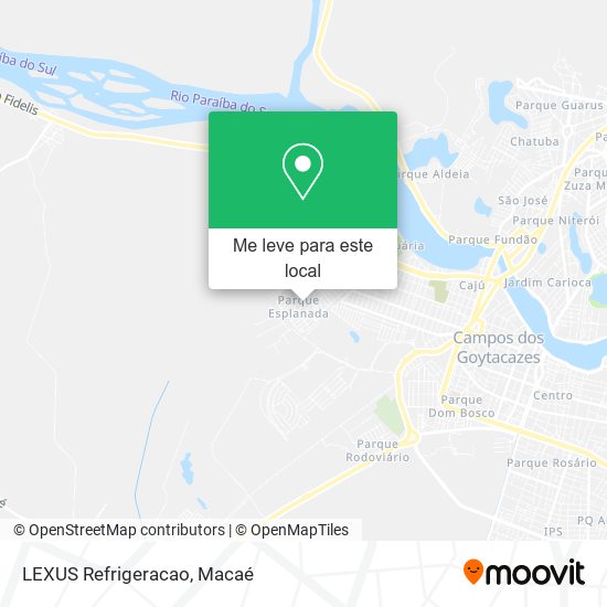 LEXUS Refrigeracao mapa