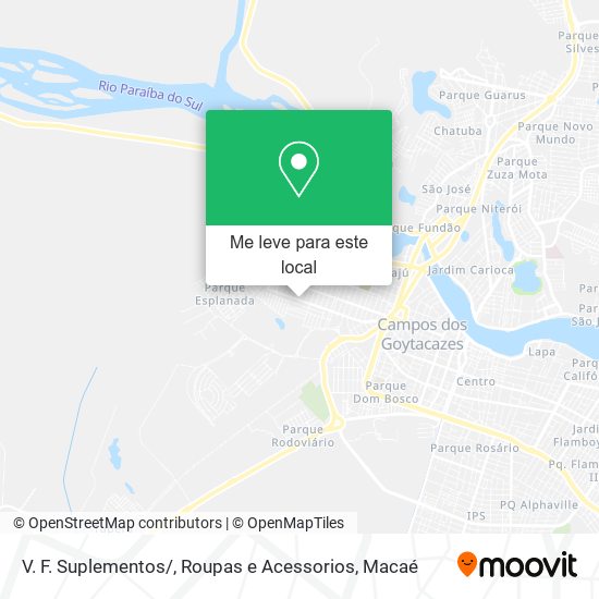 V. F. Suplementos / , Roupas e Acessorios mapa