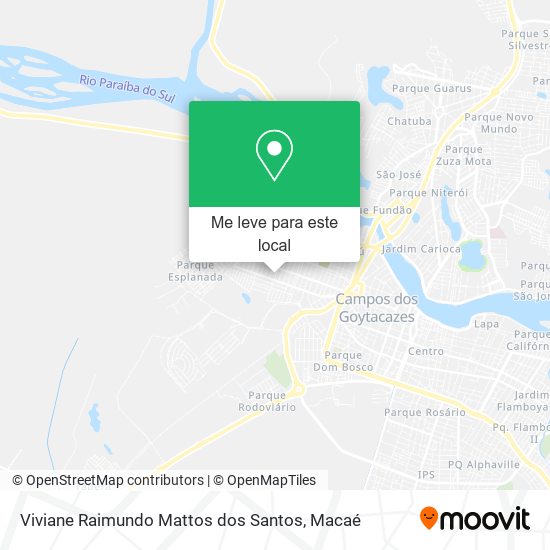 Viviane Raimundo Mattos dos Santos mapa