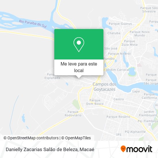 Danielly Zacarias Salão de Beleza mapa