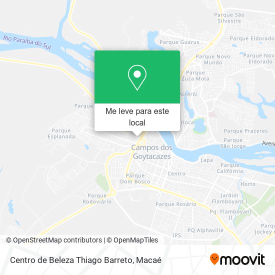 Centro de Beleza Thiago Barreto mapa