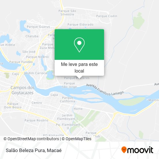 Salão Beleza Pura mapa