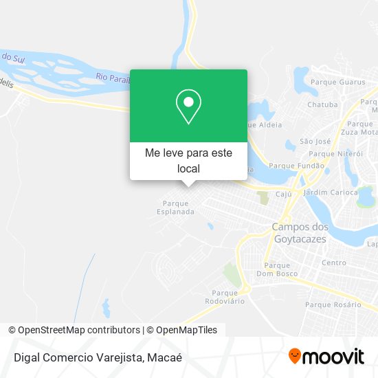 Digal Comercio Varejista mapa