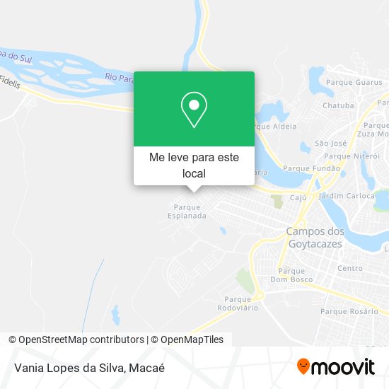 Vania Lopes da Silva mapa