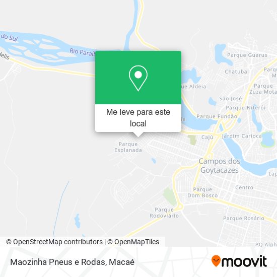Maozinha Pneus e Rodas mapa