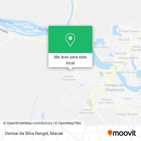 Denise da Silva Rangel mapa