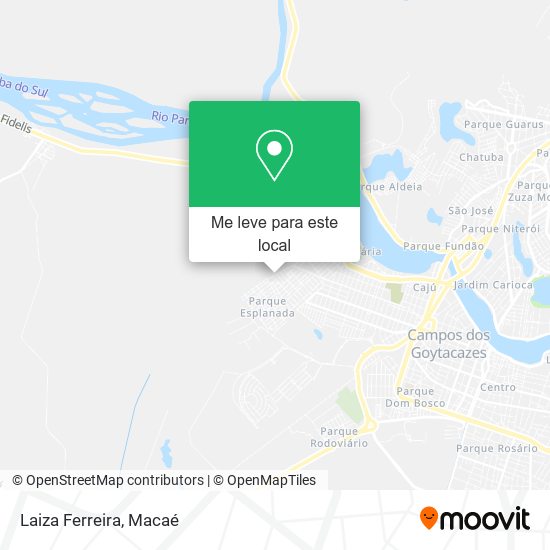Laiza Ferreira mapa