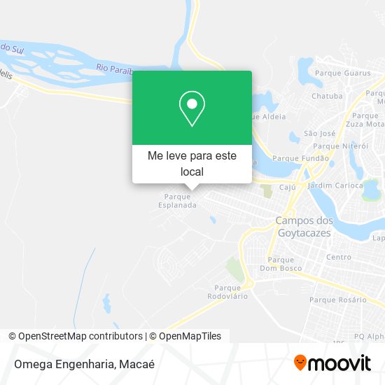 Omega Engenharia mapa