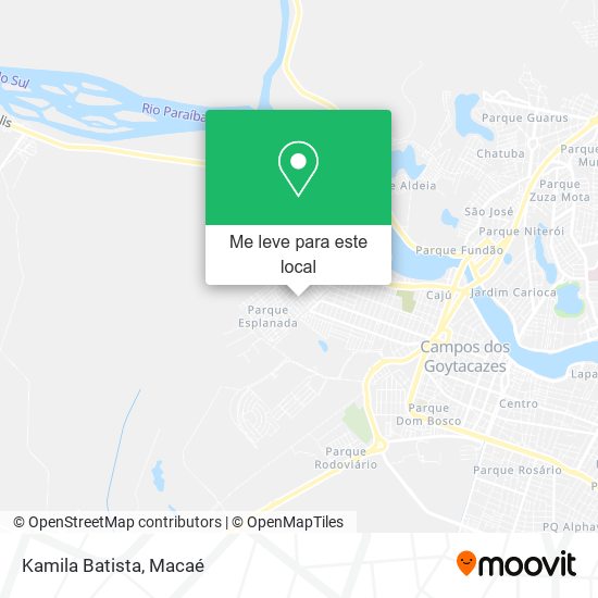 Kamila Batista mapa