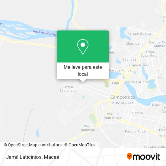Jamil Laticinios mapa