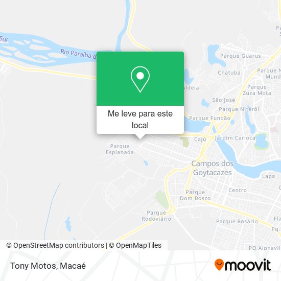 Tony Motos mapa
