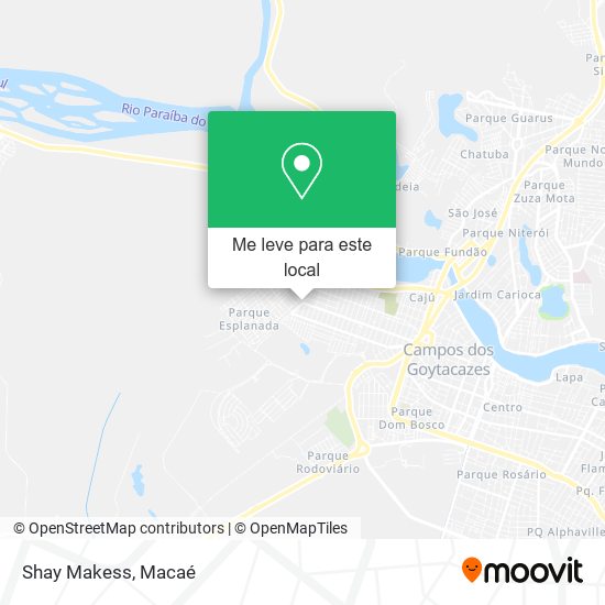 Shay Makess mapa