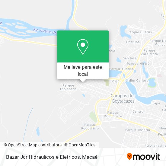 Bazar Jcr Hidraulicos e Eletricos mapa