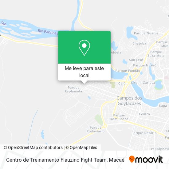 Centro de Treinamento Flauzino Fight Team mapa