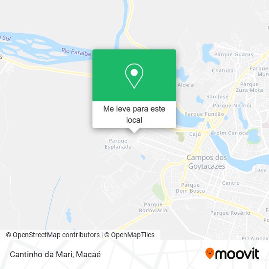 Cantinho da Mari mapa